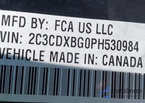 2023 Dodge Charger Sxt z USA, uszkodzony, nr VIN 2C3CDXBG0PH530984